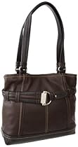 Hot Sale Tignanello Soft Cinch Tote,Brown/Black,One Size