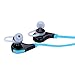 Bluetooth 4.0 Headset Stereo Earphones Wireless Earset Earbuds Sweatproof Sports Running Headphones with Microphone For Andorid IOS Mobile Phones 3D music experience Smart Voice Control (Blue)