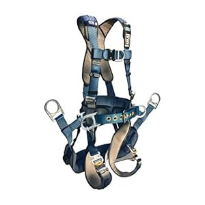 DBI/Sala 1110303 ExoFit XP Tower Climbing Vest-Style Full Body Harness, Gray, Extra Large