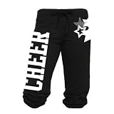 Juniors Cheer Capri Sweats with Rhinestone Star