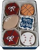 Beautiful Sweets Sports Birthday Organic Cookies, 8 Cookies