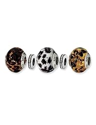 Sterling Silver s Running Wild Boxed Bead Set by Reflection Beads, Best Quality Free Gift Box Satisfaction Guaranteed