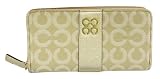 Coach Julia Op Art Lurex Accordian Zip Wallet Khaki & Gold – Coach 45386KG Reviews