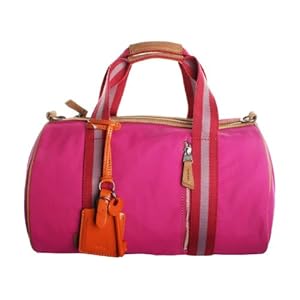 Fossil Key Personal Duffel Satchel Magenta