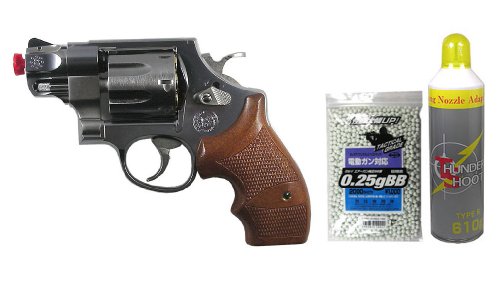 タナカ M327 M&P R8 357 Magnum 2inch ステンレス Smith&Wesson+BB弾0.25g+ガス グルーピングセット