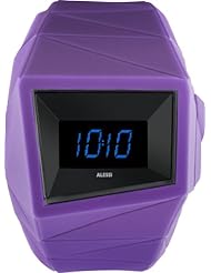 Alessi Unisex AL22003 Purple Digital Sport Watch