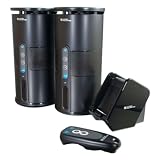 C2G / Cables to Go Audio Unlimited Premium 900MHz Wireless Indoor/Outdoor 2 Speaker System with Remote and Dual Power Transmitter, Black (SPK-VELO-003)