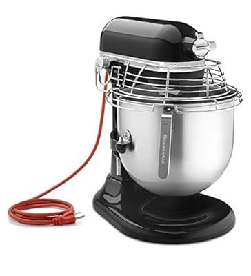 KitchenAid KSMC895OB 8-Qt Commercial Bowl-Lift Stand Mixer with Bowl Guard, Onyx Black