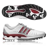 Adidas 2007 Mens ClimaCool Blaze Golf Shoes - White Red Metallic Silver - 738199 by adidas