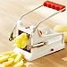 coupe frites avec 2 lames interchangeables en acier 36 ou 64 trous