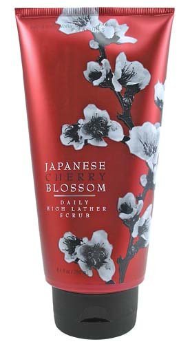 Bath & Body Works Japanese Cherry Blossom Pleasures Collection Daily High Lather Scrub