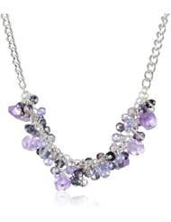 Kenneth Cole New York "Shards" Shaky Faceted Bead Cluster Necklace, 20"