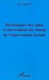 Dictionnaire des sigles et abrÃ©viations du champ de l