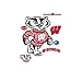 Bucky Badger University of Wisconsin Mascot Wall Decal