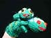 Finger Puppet Educational Toy Hand Knit Soft Wool FP_IGUANAWBABY