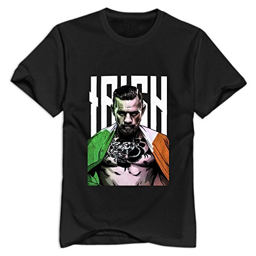 Yisw Men Conor McGregor UFC 100% Cotton Quotes T-Shirt