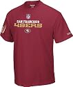 San Francisco 49ers Red Prime 2009 Player Sideline T-Shirt