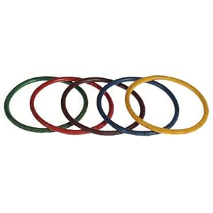 Click here to buy Five-Color Cinnabar Bangle Bracelets Set.