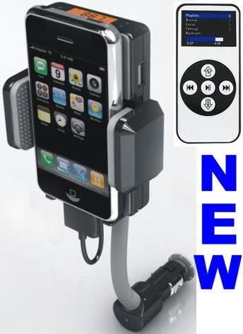 External hard drive:FM Transmitter + Car Charger + Holder ~Remote Included!~ for iPhone 3GS 3G iPod Touch! 4GB, 8GB, 16GB, 32GB, 64GB, 120GB, 160GB