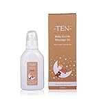 10スキンケア赤ちゃんの穏やかなマッサージオイル125ミリリットル (Ten) - TEN Skincare Baby Gentle Massage Oil 125ml [並行輸入品]