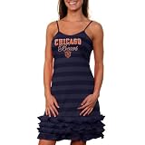NCAA Chicago Bears Ladies Nostalgia Dress - Navy Blue (Large)