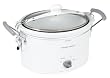 Hamilton Beach 33144HB HB 4qt OVAL SLOW COOKER WITH CLIPS WHITE