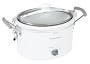 Hamilton Beach 33144 Stay-or-Go 4-Quart Slow Cooker, White