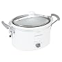 Hamilton Beach 33144 Stay-or-Go 4-Quart Slow Cooker, White