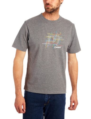 Berghaus Tubes Lines, Herren Kurzarmshirt - Grey S Preisvergleich