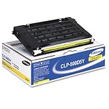 Laser Toner Cartridge for Samsung CLP-500, 500N, 550, 550N, Yellow SASCLP500D5Y
