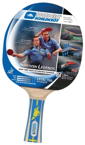 Donic-Schildkr&ouml;t Tischtennis Swedish Legends 700 Premium-Geschenkset, schwarz-rot-blau, 38,0 x 22,5 x 4,0 cm