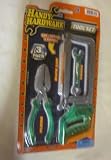 Ja-ru Tool Set 1 Packs of 3 Tool Pieces Tools May Vary Hammer, Screw Driver, Saw, Pliers Hack Saw , Wrench , Adjustable Wrench, Level, Wrench, Kids Pretend Toy