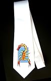  : Party Decoration Necktie with scorpion, insect, sign, horoscope, chinese, forecast, astrology, animal