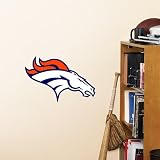 Denver Broncos Fathead Wall Graphic Teammate Logo 14" X 9"