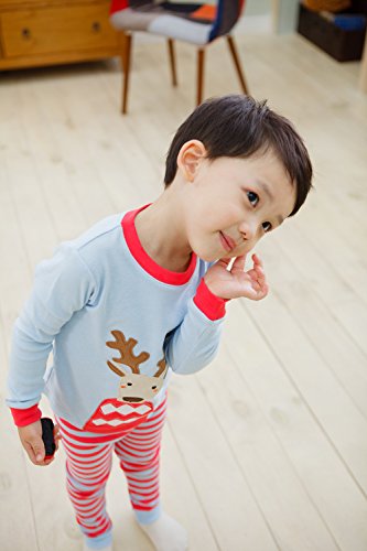 Vaenait Baby Kids Boys Chirstmas X-Mas Clothes Sleepwear Pajamas Set Reindeer XS