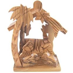 Wood Ornament - (10x7.5 cm or 4x3") - Nativity Scene