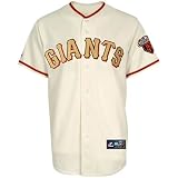 MLB Majestic San Francisco Giants 2010 World Series Champions Gold Program Jersey - Natural (Small)