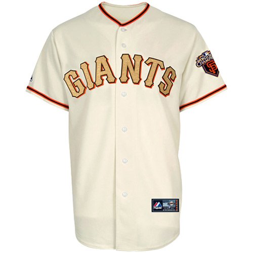Majestic San Francisco Giants 2010 World Series Champions Gold Program Jersey - Natural (Small)