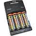 2900 mAh AA Nickel Metal Hydride Rechargeable Batteries With Charger For Canon PowerShot A495 Digital Camera