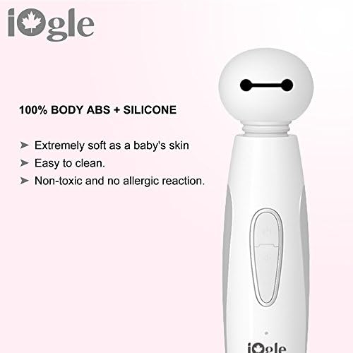 iOgle Massage Tool Cute Robot Design White Wireless Rechargeable Magic Wand Massager. POWERFUL But QUIET! GET IT NOW!