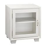 Storage Cube with Door - White