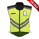 Motorcycle Vests – Vega Yellow Motorcycle Safety Vest MV91120