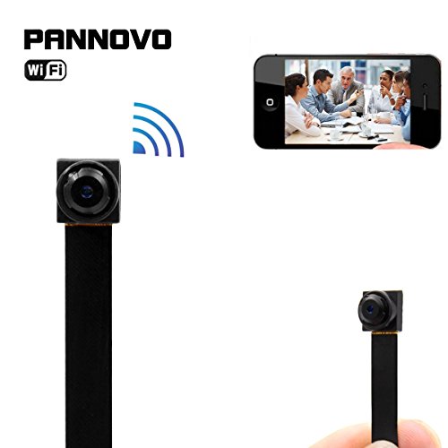 Mini wireless wifi spy hidden Camera , PANNOVO HD 720P wifi ip p2p Camera Motion Detection Wireless Video recorder