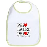 CafePress Philadelphia City of Brotherly Love Philly NY DC B Bib - Standard Kiwi by CafePress