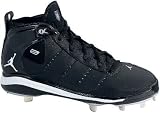 Baseball - Nike Men's Jeter Vital Black Mid Metal Baseball Cleats