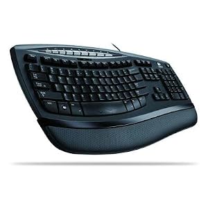 Logitech Comfort Wave 450 - Keyboard - USB - ergonomic by Logitech