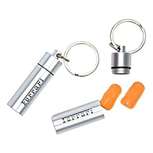 Ferrari Scuderia Metal Ear Plug Cannister