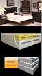10" Memory Foam Calfornia King Mattress With Dual Air Flow By SilverRest
