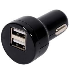 プロテック 2PORT搭載 USBカーチャージャー PCC-2BK 【iPad/iPod nano 5G/iPhone 3G・3GS・4/iPod各種/ゲーム機/携帯/USB接続機器】