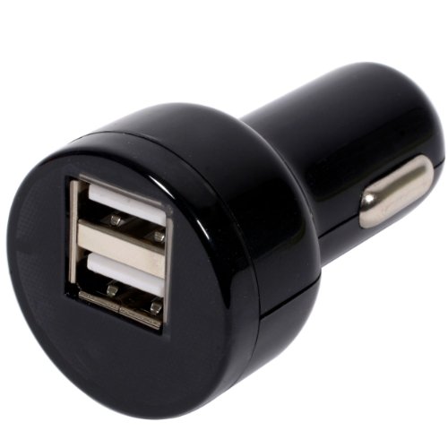 プロテック 2PORT搭載 USBカーチャージャー PCC-2BK 【iPad/iPod nano 5G/iPhone 3G・3GS・4/iPod各種/ゲーム機/携帯/USB接続機器】
